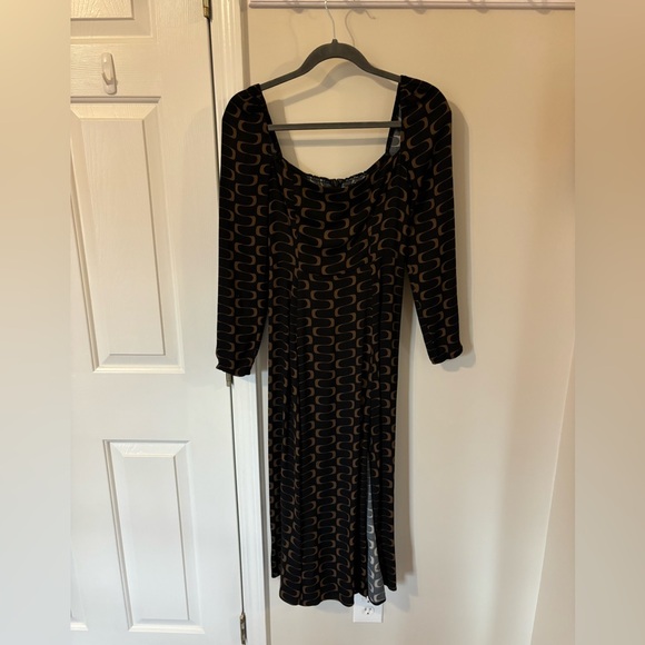 Reformation midi dress with zigzag pattern - Picture 1 of 9